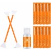 Čištění pro fotoaparáty K&F Concept 10Pcs Double-Headed Cleaning Stick + 20ML Cleaning Solution