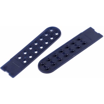 Zapínání / zkracovač na kšiltovky šíře 20 mm - modrá tmavá (5 pár) – Sleviste.cz