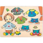 Woody oblékání na desce puzzle Carolina vkládačka – Zboží Dáma