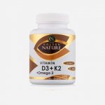 Golden Nature Vitamin D3 2000 I.U. + K2 + MK-7 + Omega 3 100 tablet – Hledejceny.cz