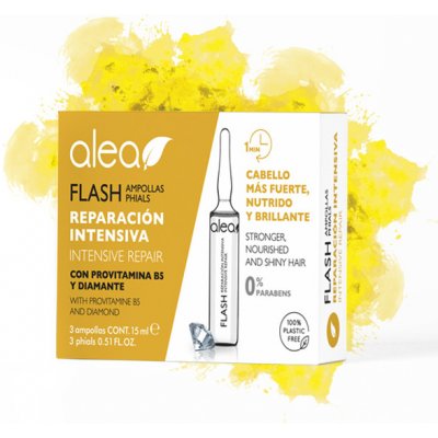 Alea Flash ampule pro poškozené vlasy 3 x 15 ml – Hledejceny.cz