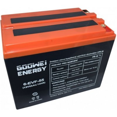 GOOWEI ENERGY 6-EVF-55 12V 55Ah – Zbozi.Blesk.cz