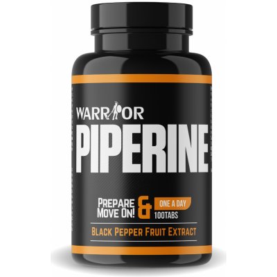 Warrior PIPERINE BioPerine ČERNÝ PEPŘ 100 tablet – Hledejceny.cz