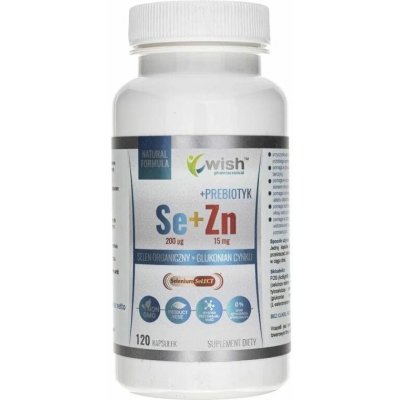 WISH Pharmaceutical SE + ZN + Prebiotyk 120 kapslí – Hledejceny.cz