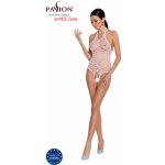 Passion Bodystocking BS087 Bílý – Zboží Dáma