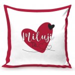 Nekupto Dárkový polštář Miluji Tě Valentýn 30x30 – Zboží Dáma