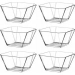 LAV miska skleněná 300 ml KAREN 6ks kompotová 10,6 x 10,6x5,7 cm – Zboží Dáma