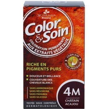 Color & Soin barva na vlasy 4M mahagonová hnědá 135 ml