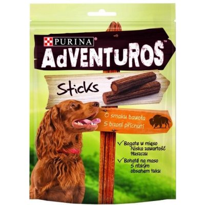 Purina Adventuros Sticks bizón 4 ks 120 g