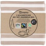 Memo Utěrky z BIO bavlny s certifikátem Gots, 2 ks v balení – Sleviste.cz
