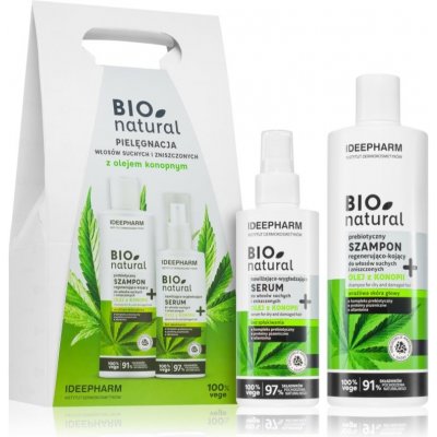 Farmona Bio Natural šampon s konopným olejem 400 ml + sérum s konopným olejem 200 ml – Zboží Mobilmania