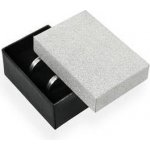 Šperky4U Dárková krabička na snubní prsteny stříbná/černá KR0069-ST – Hledejceny.cz