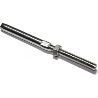 Koncovka lisovací se závitem, nerez A4, 2,5mm/M5 – Sleviste.cz