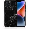 Pouzdro a kryt na mobilní telefon Apple PROTEMIO 77617 MY ART pro Apple iPhone 15 BLACK MARBLE (142)