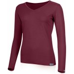 Lasting dámské merino triko EVA vínová – Sleviste.cz