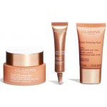 Clarins Extra-Firming denní liftingový krém proti vráskám 50 ml + liftingové zpevňující sérum 10 ml + zpevňující noční krém s regeneračním účinkem 15 ml + kosmetická taštička dárková sada – Zboží Mobilmania