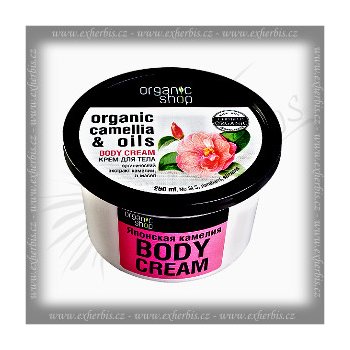 Organic Shop tělový krém Japonská kamélie 250 ml