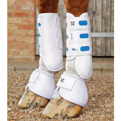 Premier Equine Přední kamaše Air Cooled Original Eventing Boots Bílá – Zboží Mobilmania