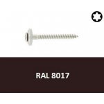 Vrut s podl. 15mm, nerez A2 4,5x35 Torx RAL8017 (Art.8790) 200ks – Hledejceny.cz