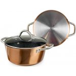 Ibili Luxusní hrnec Copper měděné provedení vhodný na indukci 24 x 10 cm řada profi – Sleviste.cz