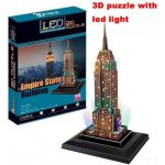 CubicFun 3D puzzle svítící Empire State Building 38 ks – Zboží Dáma