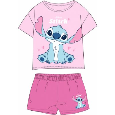 Lilo & Stitch licence Dívčí pyžamo Lilo & Stitch 5204C385W růžová – Zbozi.Blesk.cz