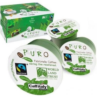 Tchibo Kávové kapsle Puro Fairtrade 4U kompatibilní s Caffitaly 96 kusů
