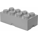 LEGO® úložný box 8 s šuplíkem 25 x 50 x 18 cm šedá – Zboží Dáma