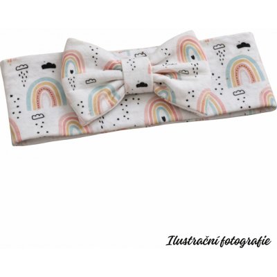 Čelenka s mašlí duhy a mráčky – Zboží Dáma