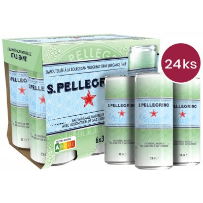 San Pellegrino plech 24 x 330 ml – Hledejceny.cz
