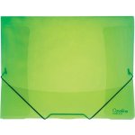 Karton P+P Desky Opaline s chlopněmi a gumičkou A4, zelené – Zboží Živě