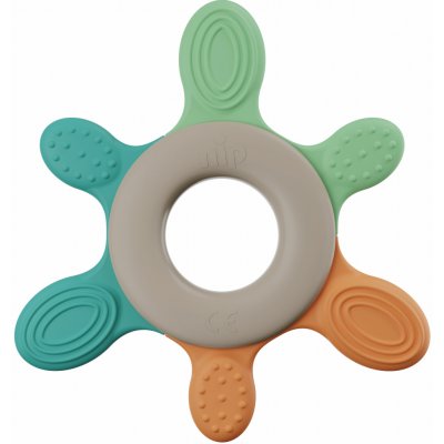 Nip Nature Play kousátko chladící kroužek orange turquoise green – Zbozi.Blesk.cz