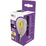 Emos LED žárovka Filament Mini Globe 3,4W E14 teplá bílá – Zboží Živě