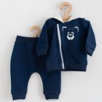 New Baby Kojenecké tepláčky a mikinka Animals Bear modrá – Zboží Mobilmania