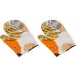 Bellatex Kuchyňská chňapka Oblázky oranžová 2 ks 28 x 18 cm – Zboží Dáma