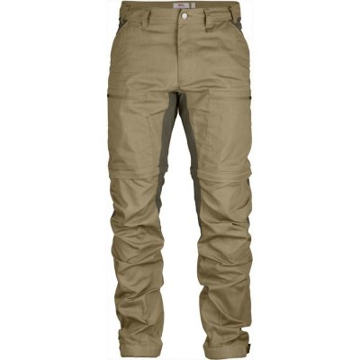 Fjallraven Abisko Lite Trekking Zip-Off trousers Long sand tarmac – Zboží Mobilmania