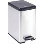 Curver Slim Bin 25 l stříbrný – Hledejceny.cz