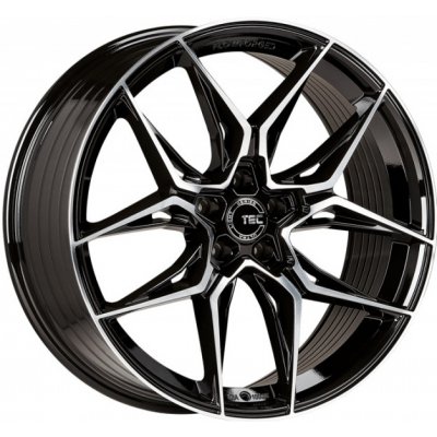 Tec GT9 8x19 5x114.3 ET48 black polished – Sleviste.cz