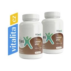 Klas Lecitin plus 1200 mg + vitamin E 2 x 100 tobolek