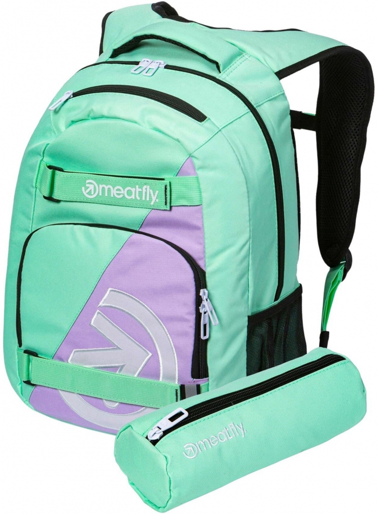 Meatfly batoh Exile Lavender/zelená Mint 24 l | fialová | Objem