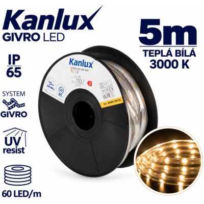Kanlux 39190 GIVRO LED 5M-WW Světelný had LED – Hledejceny.cz