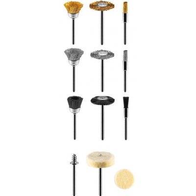 Sada nástavců přímé brusky 15ks Graphite – Zboží Dáma