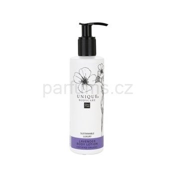 Unique Body Care tělové mléko s vůní levandule (Sustainable Luxyry) 250 ml