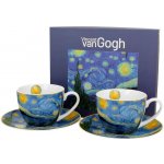 Duo Porcelánový šálek s podšálkem Van Gogh Starry Night sada 2 x 250 ml – Sleviste.cz
