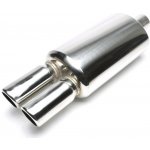 TA Technix dvojitá zkosená kulatá koncovka, 2x76mm | Zboží Auto