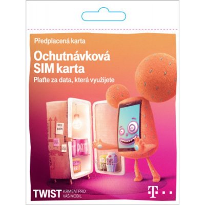 T-Mobile Twist Ochutnávková Sim karta (kredit 10,-) – Zbozi.Blesk.cz