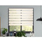 Fexi Roleta Den a noc, Nature slonová kost, B 012 150 x 78 cm levá-bílá – Sleviste.cz