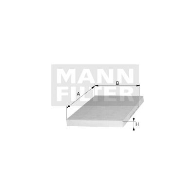 Pylový filtr Mann CUK 26 017 – Hledejceny.cz