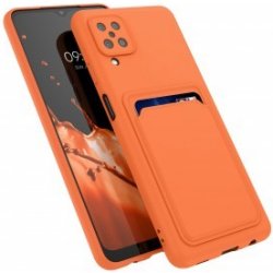 Pouzdro Kwmobile Samsung Galaxy A12 oranžové