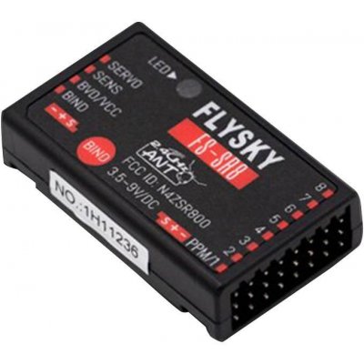 FlySky Příjímač FS-SR8, 8 channels AFHDS 3 – Zboží Živě